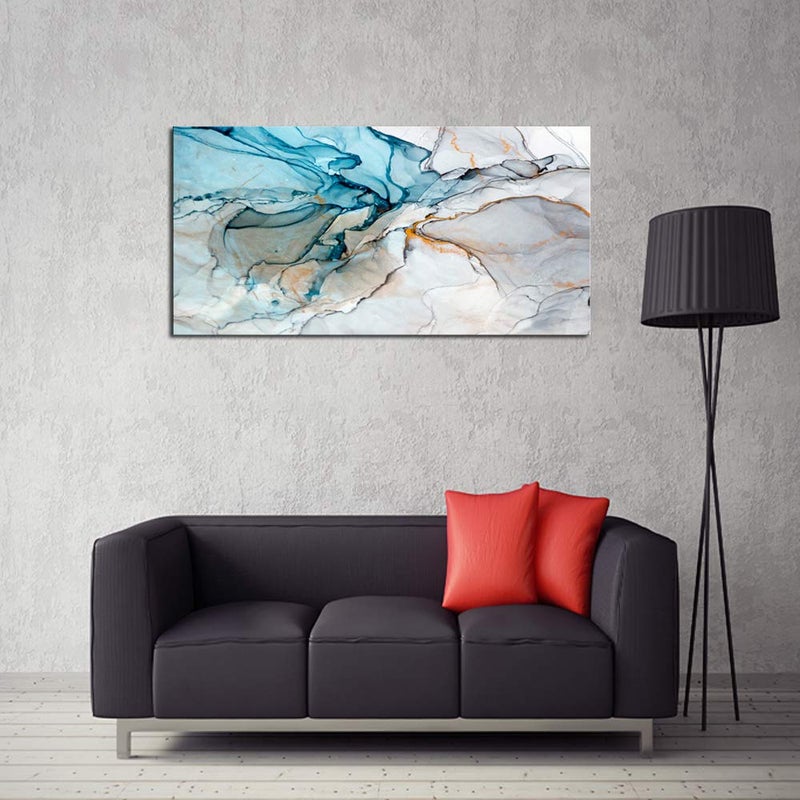 DZL Art A73862 Framed Wall Art Colorful Abstract Painting Background Canvas Wall Art Print Painting for Wall Decor Home Decor - Image 2